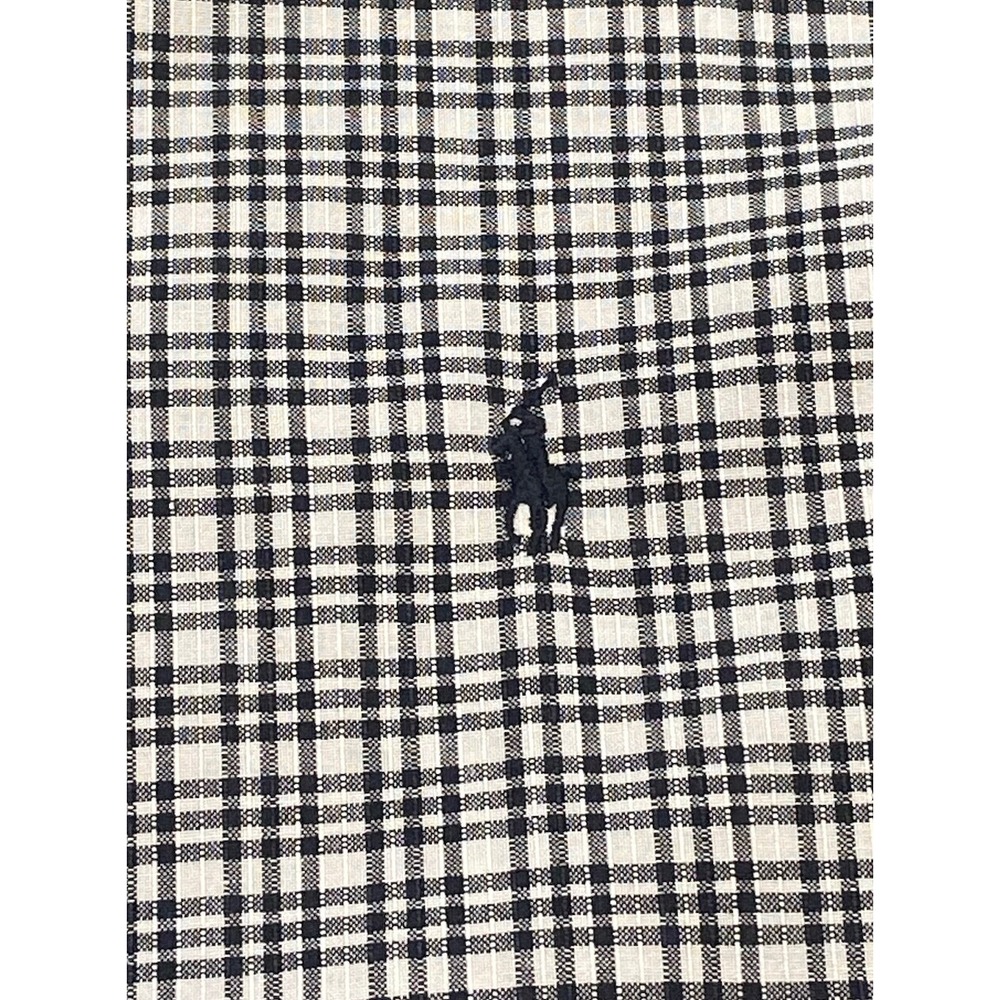 Ralph Lauren Shirt Mens 2XL Black White Plaid Blake Long Sleeve Button Down Pony - Picture 2 of 7
